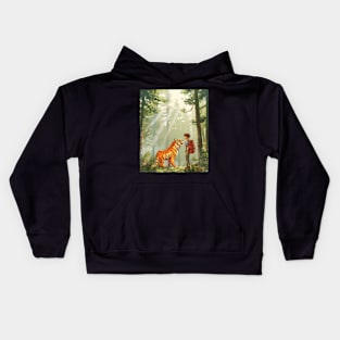 The Great Outdoors According to Calvin and Hobbes Kids Hoodie